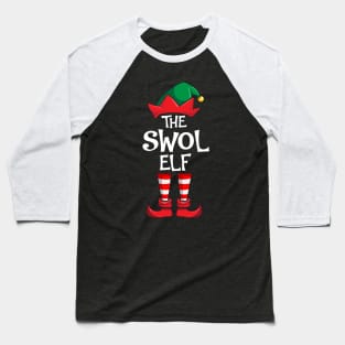 Swol Elf Matching Family Christmas Baseball T-Shirt